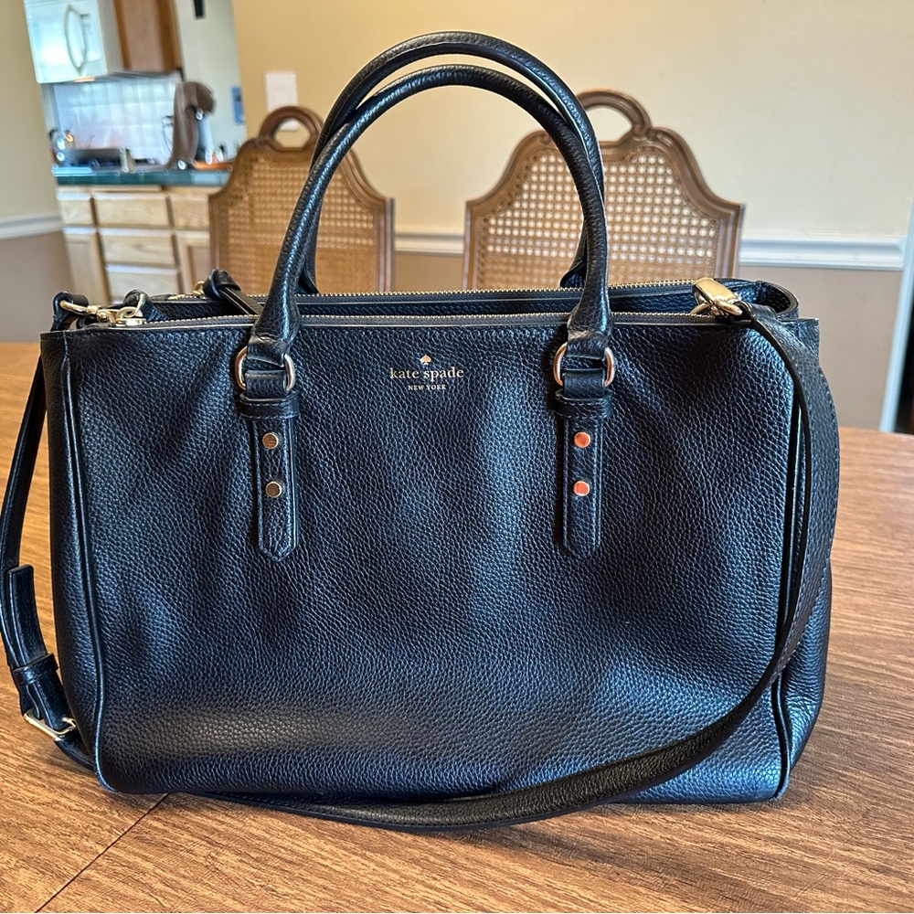 Kate Spade Black Leather Crossbody